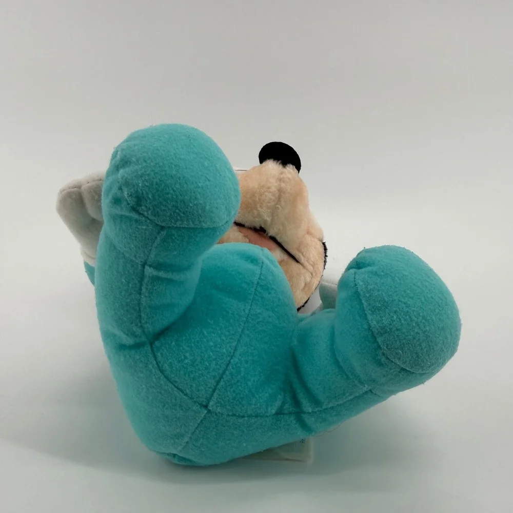 Vintage 1984 Disney Babies Mickey Mouse Plush Playskool Teal Blue Pajamas 70280